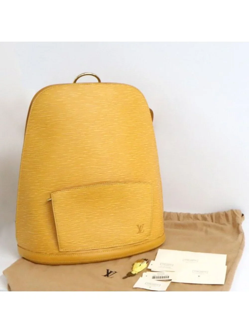 Louis Vuitton Epi Cobran Backpack Tassili Yellow - Picture 6 of 9